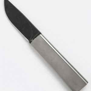 AGA Campolin Dragonfly Gravity Knife Silver Steel (2.9" Black SW)
